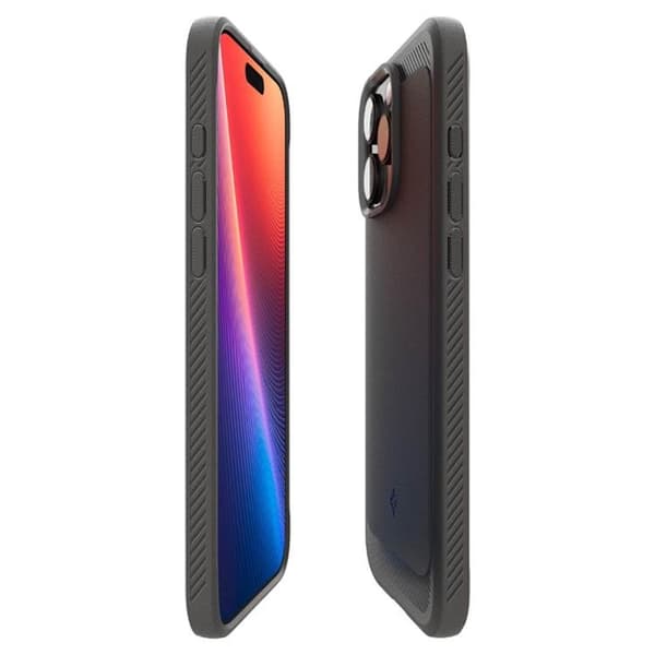 Spigen telefontaske til iPhone 16 Magsafe Rugged Armor - Sort Svart