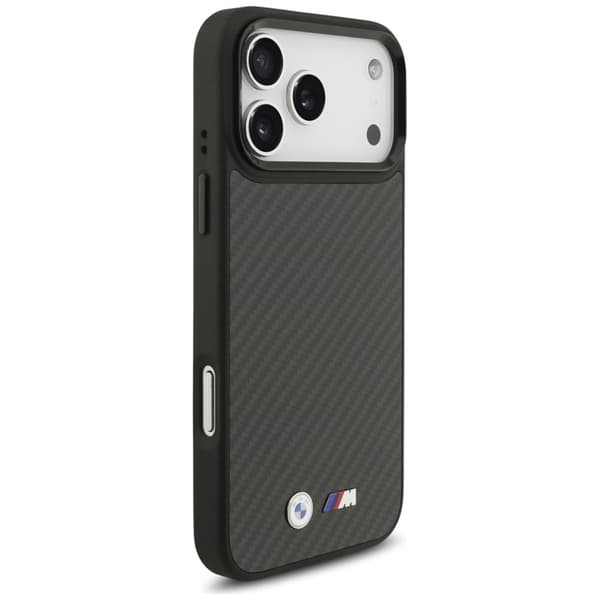 BMW telefontaske til iPhone 17 Pro Magsafe Kevlar - mat sort Svart