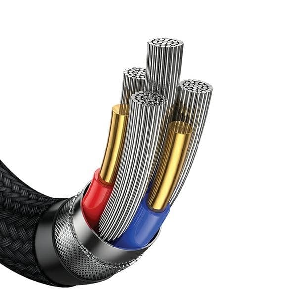 USAMS U85 Kabel 6-i-1 USB-C/USB/MicroUSB/Lightning 100W 2m - Lilla