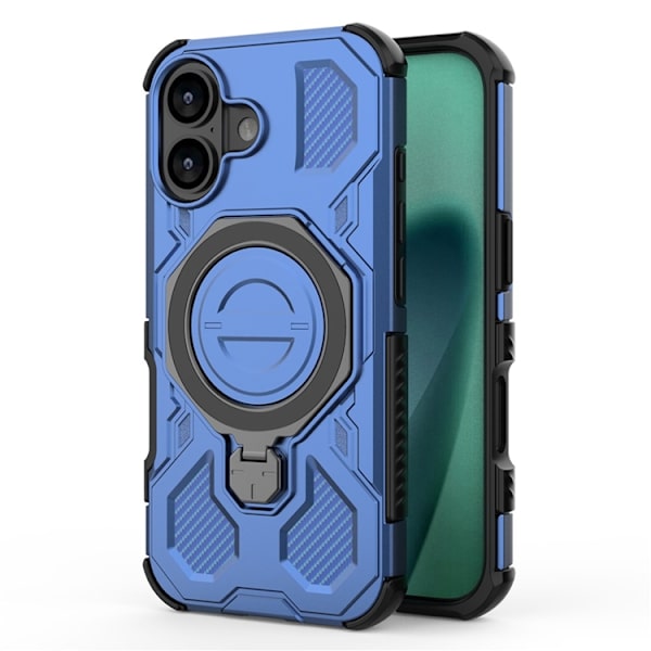 Mobilskal till iPhone 17 Rotating Kickstand - Mörkblå Blå