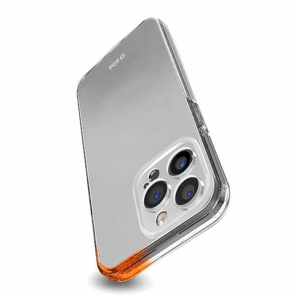 SBS-puhelinkotelo iPhone 14 Pro D3O - Läpinäkyvä Transparent