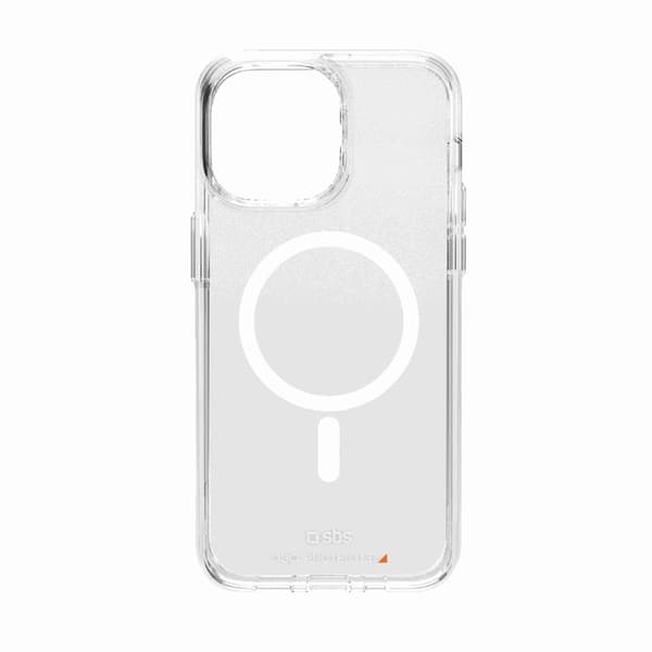 SBS Mobilskal till iPhone 15 Pro Max Magsafe D3O - Transparent Transparent