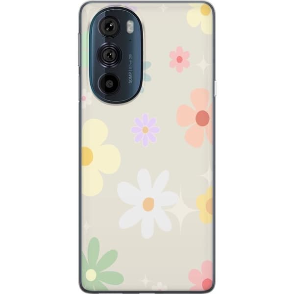 Mobilskal till Motorola Edge 30 Pro med fejdande blommor
