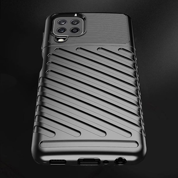 Thunder Flexible Mobilskal Galaxy A22 - Svart Svart