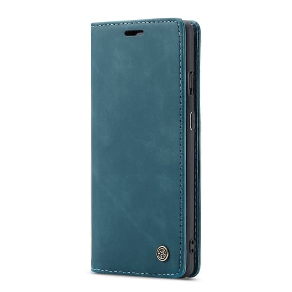 CASEME 013 Flip Konstläder Plånboksfodral för OnePlus 7 - Blå