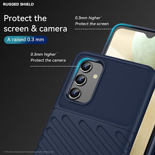 Thunder Twill Skal Galaxy A13 4G - Blå