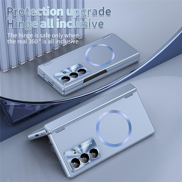 Mobilskal För Galaxy Z Fold 8 MagSafe Hård PC - Silver