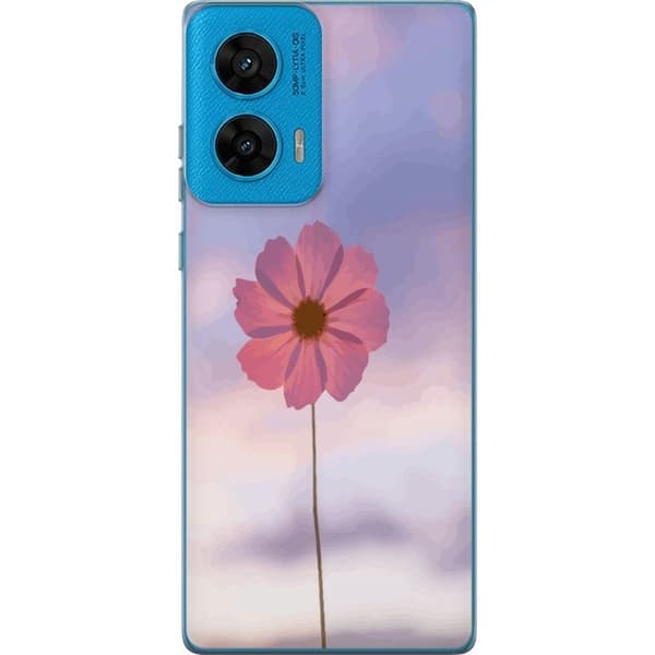 Mobilskal till Motorola G96 med Rosa blomma