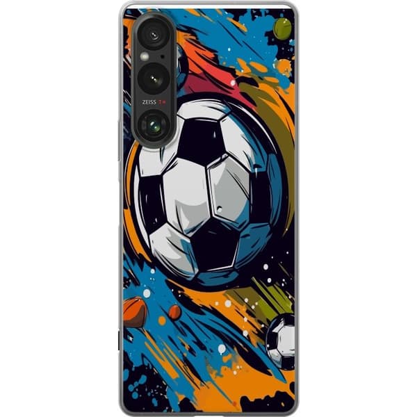 Mobilskal till Sony Xperia 1 V med Fotbollar
