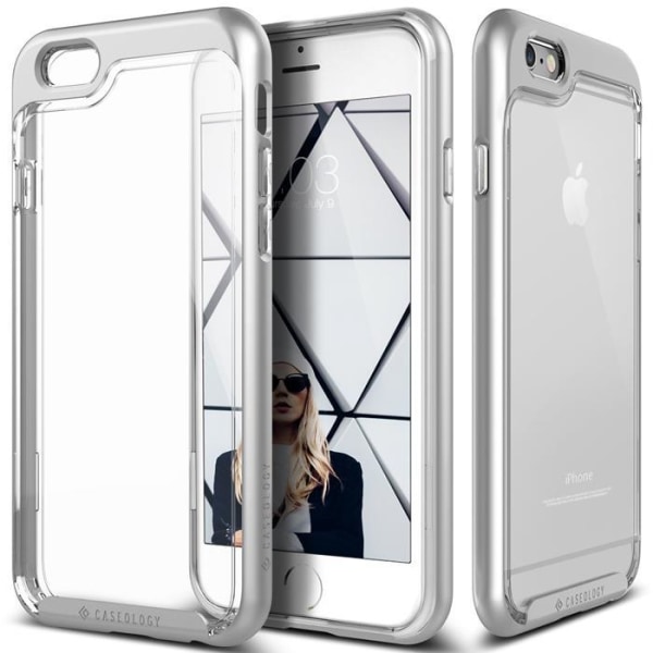 Caseology SkyFall Cover til Apple iPhone 6 (S) Plus - Sølv Silver