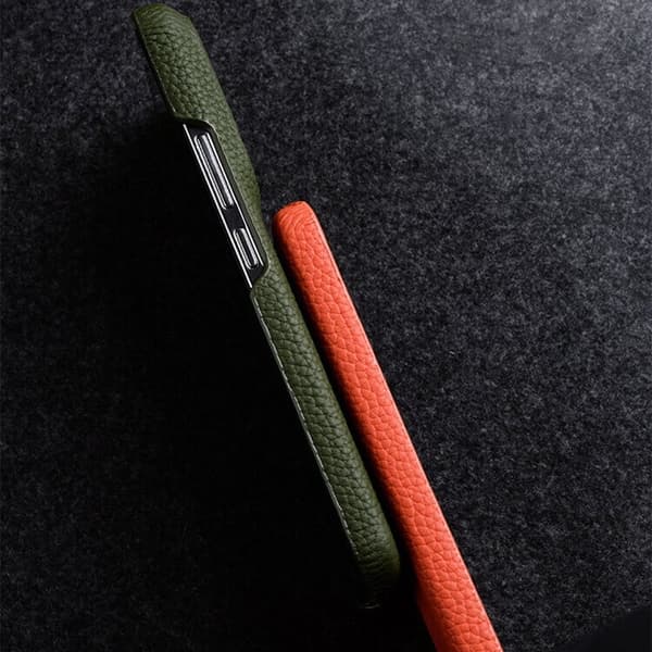 MELKCO Mobilskal till Xiaomi 14 Äkta Läder Belagt PC - Ljusblå