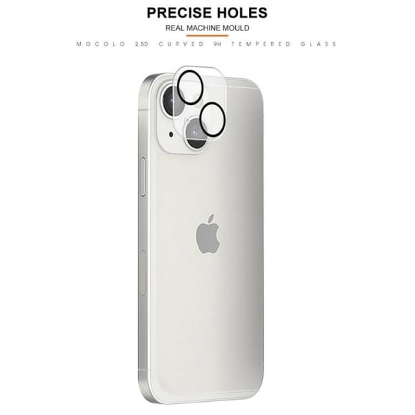 MOCOLO iPhone 14 Plus -kameran linssin suojus karkaistua lasia 9H - kirkas