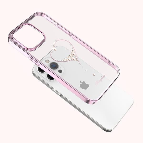 Kingxbar iPhone 14 Plus Skal Wish - Rosa Crystals Rosa