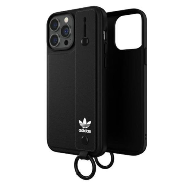 Adidas iPhone 13 Pro/13 -matkapuhelinsuoja TAI käsihihna - musta