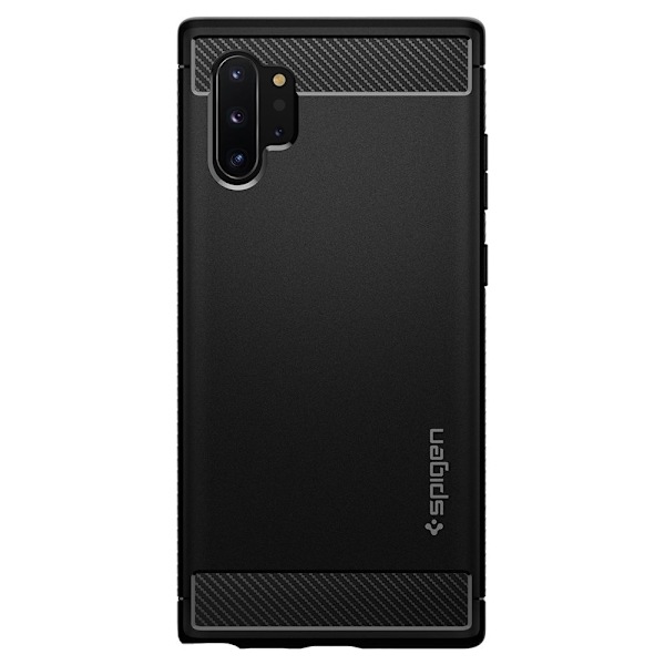 SPIGEN Rugged Armor mobilskal Galaxy Note 10+ Plus Matte Svart Svart