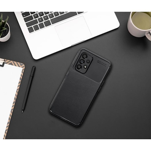 Galaxy A23 5G Mobilskal Carbon Premium - Sort Black