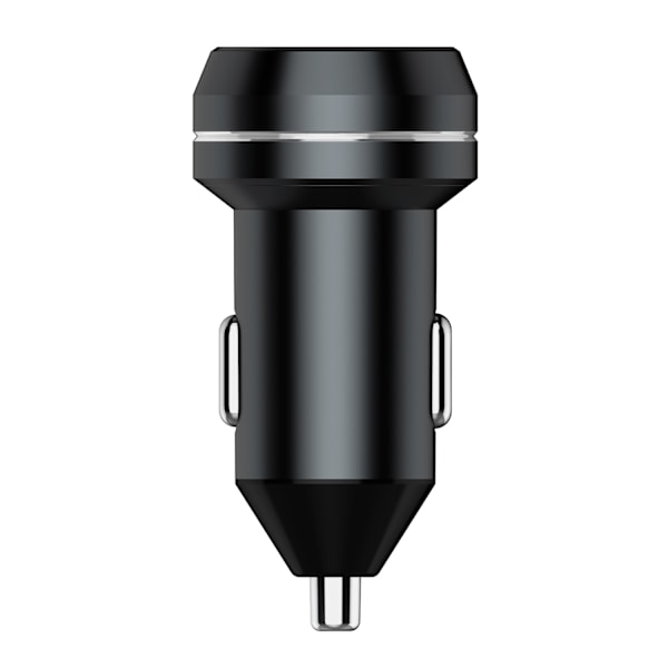Champion - Dual USB Laddare 12/24V 4.8A - Svart Svart