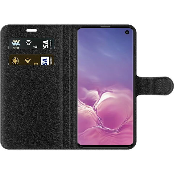 Plånboksfodral till Samsung Galaxy S10 med Mint Marble