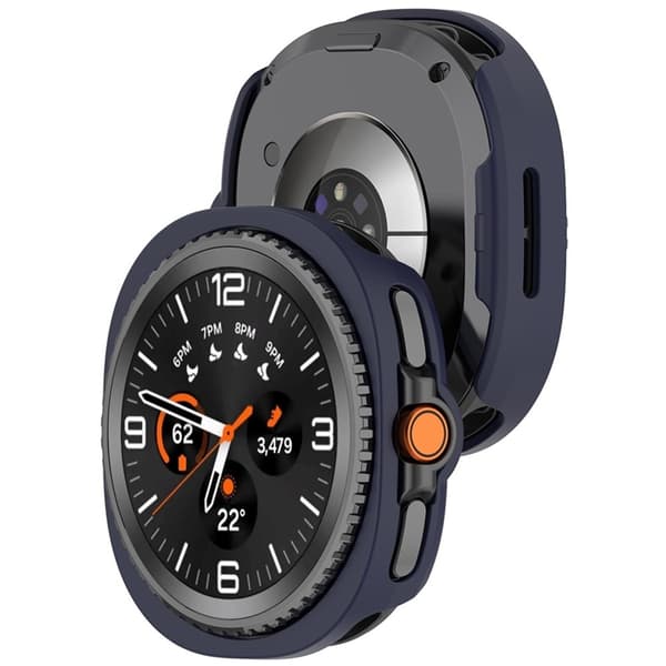 Galaxy Watch Ultra (2025) Skal Halvsluten PC ram - Midnattsblå Blå