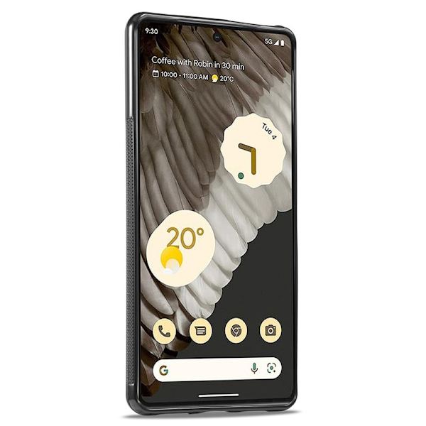 LC.IMEEKE Google Pixel 7 Pro Plånboksfodral Konstläder - Svart