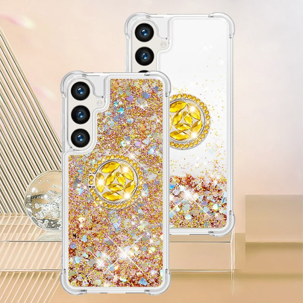 Mobilskal för Samsung Galaxy S26 Plus TPU Kickstand - Guld