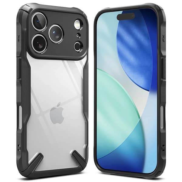 Ringke Telefontaske til iPhone 17 Pro Max Fusion X - Sort Svart