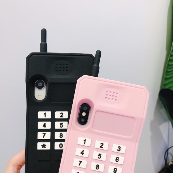 Retro Skal iPhone 11 - Svart Black