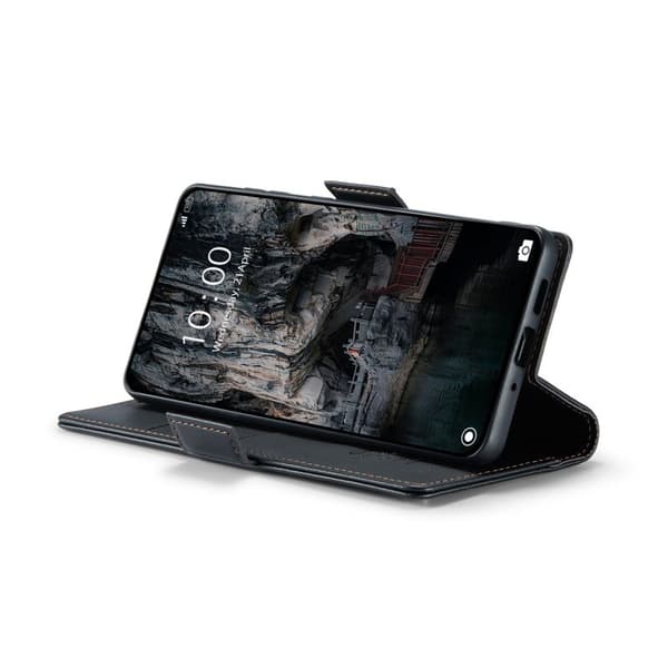 CASEME Xiaomi 14T Plånboksfodral Konstläder RFID-Skydd 3 Kortfack Svart