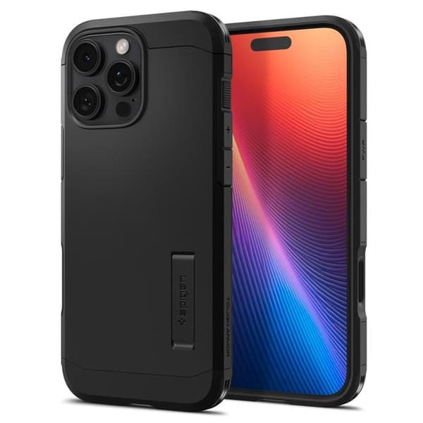 Spigen telefontaske til iPhone 16 Pro Max MagSafe Tough Armor T - Sort Svart
