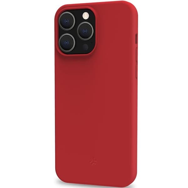 Celly Telefontaske til iPhone 15 Pro Cromo Blød Gummi - Rød Röd