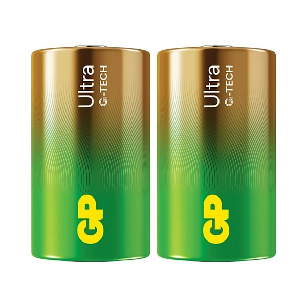 GP Batteri Ultra Alkaline D LR20 2-Pack