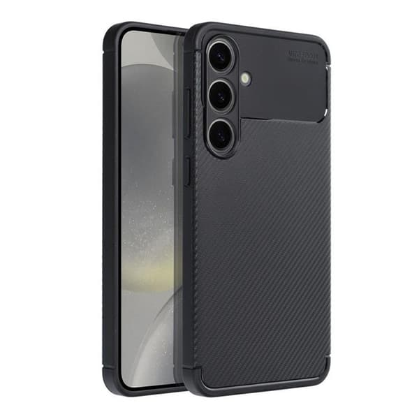 Mobilskal till Galaxy S24 Plus Carbon Premium - Svart Svart