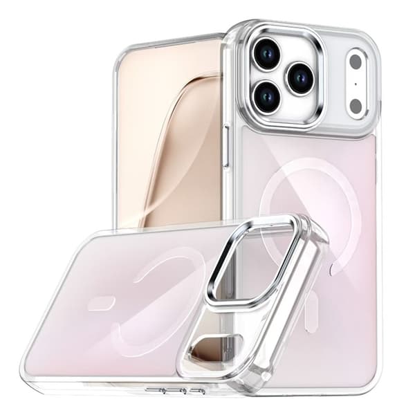 Mobilskal till iPhone 17 Pro MagSafe Color Changing TPU - Vit Vit