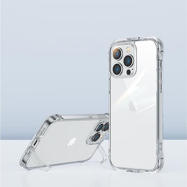 Joyroom iPhone 14 Pro Max Skal Defender Series Armored Hook - Clear Transparent