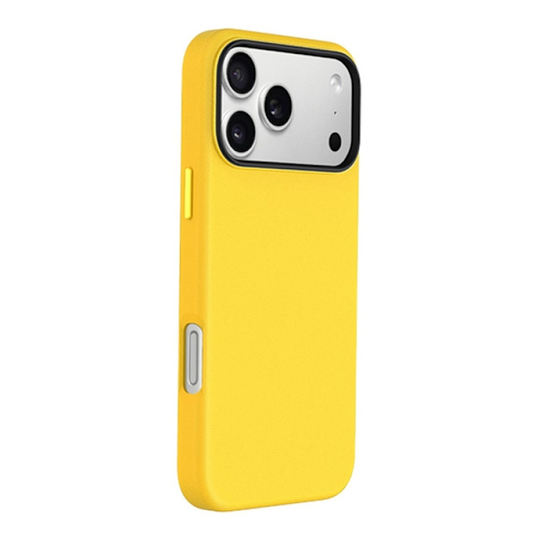 KZDOO Mobilskal till iPhone 17 Pro MagSafe PU + PC Shockproof - Gul Gul