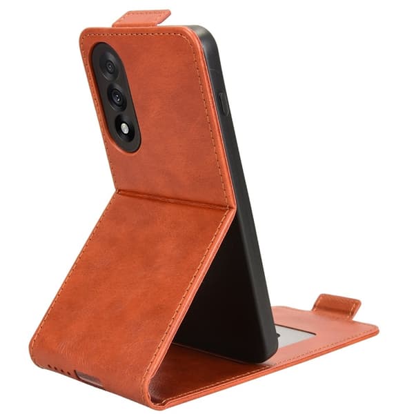 OnePlus Nord 5 Plånboksfodral Vertical Flip Läder - Orange Orange