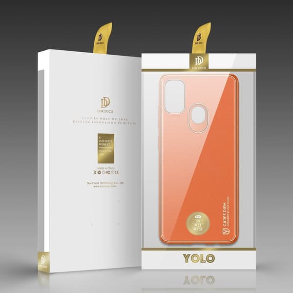 Dux Ducis Yolo Mobilskal Samsung Galaxy M30s - Orange Orange