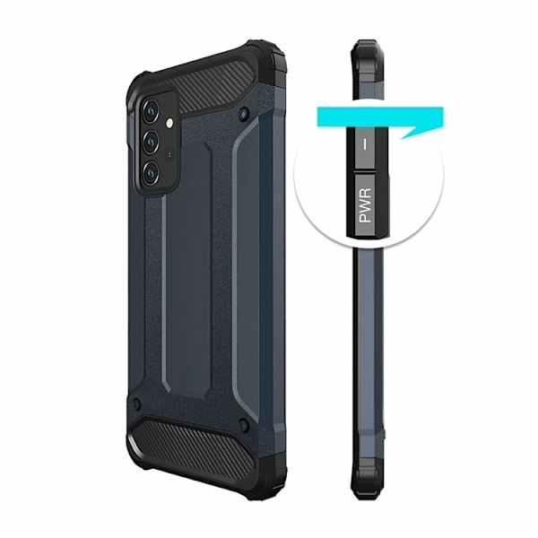 Mobilskal till Galaxy A36 Hybrid Armor - Silver Silver