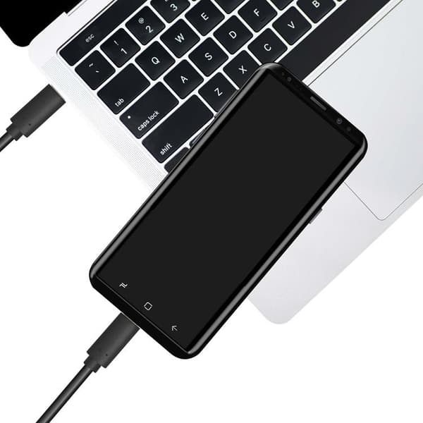 Logilink USB-C till USB-C kabel 0.5m 100W - Svart Black