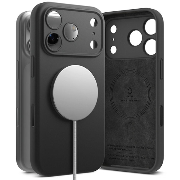 Tech-Protect Mobilskal till iPhone 17 Pro Max Magsafe Silikon - Marinblå Blå