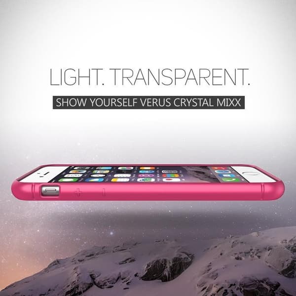 Verus Mixx Shock Absorption Skal till Apple iPhone 6 / 6S  (Magenta) Rosa