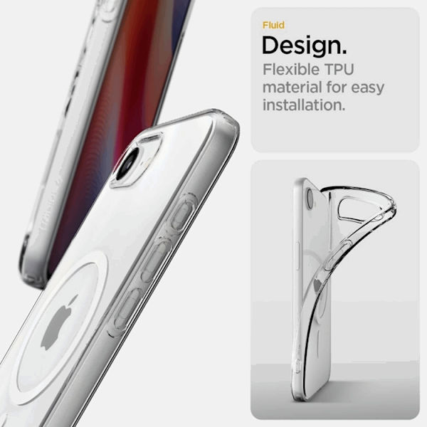 Spigen Mobilskal till iPhone 16e Magsafe Liquid Crystal - Clear Transparent