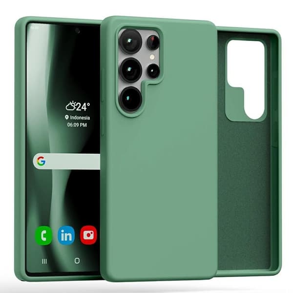 Mercury Mobilskal till Galaxy S25 Ultra Silikon - Grön Grön