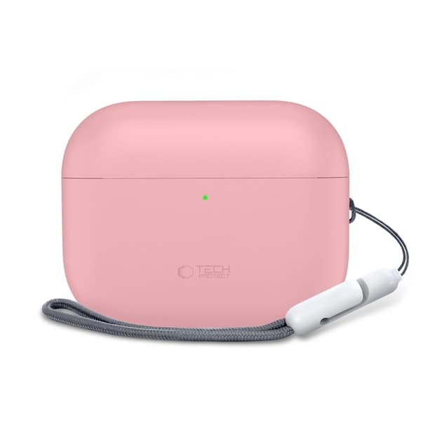 Tech-Protect Apple Airpods Pro 3 Etui Silikone - Støvet Lyserød Rosa