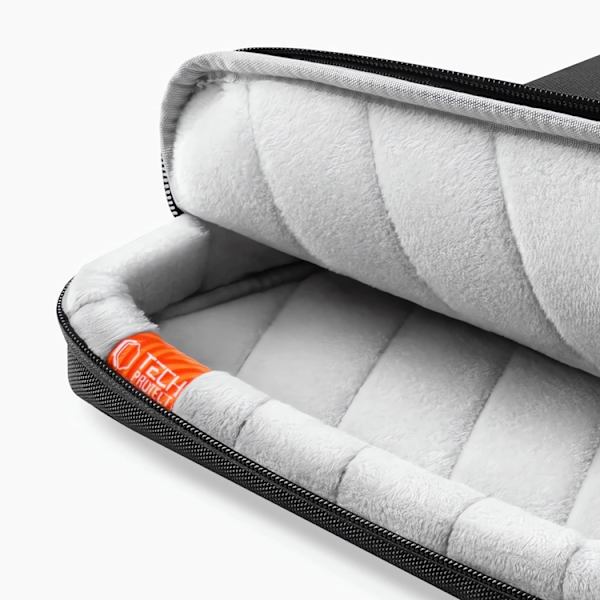 Tech-Protect Datorfodral 15-16" Defender - Svart/Orange Svart