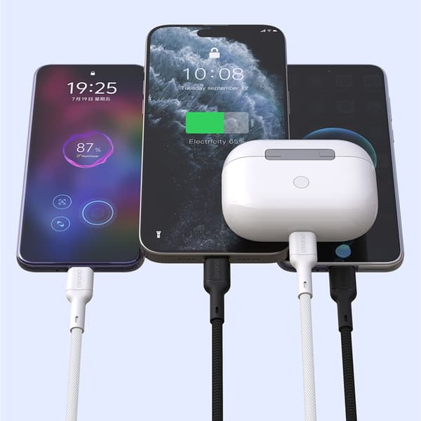 Dudao USB-C til USB-C 65W Kabel 2m L9C - Sort Svart