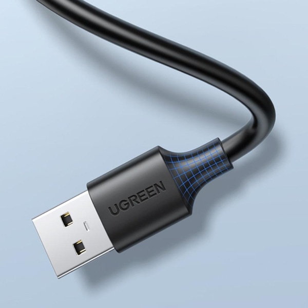 Ugreen Forlængerkabel USB 2.0 Adapter 0,5m - Sort