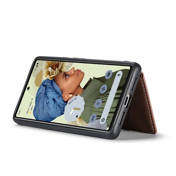JEEHOOD Detachable Mobilskal Google Pixel 7 5G Brun