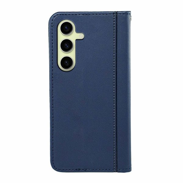 Plånboksfodral för Samsung Galaxy S26 Plus Magnetiskt Konstläder - Blå