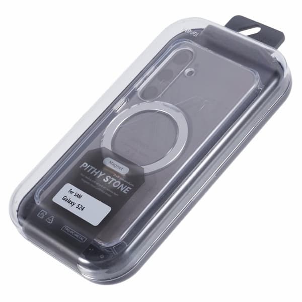X-LEVEL PITHY STONE II Mobilskal till Samsung Galaxy S24 Transparent
